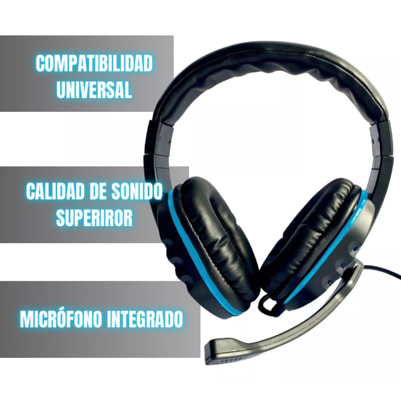 Multilaser Teclado Mouse Y Audífonos Gamer Ergonomico Con Luces Led