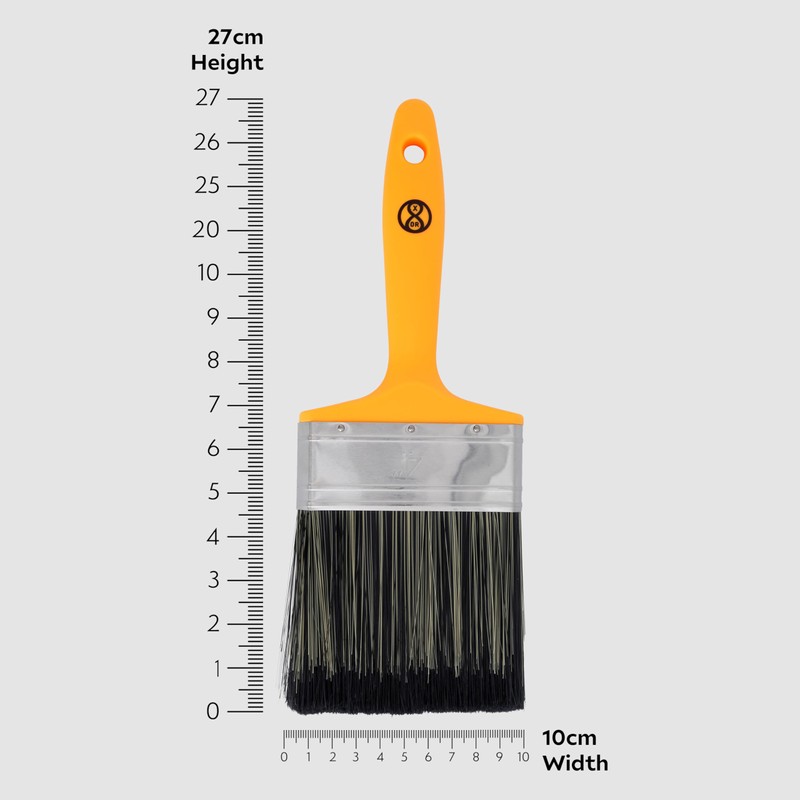 Xor8 Heavy-Duty Paint & Limewash High-Capacity Bristles, Corrosion-Resistant Ferrule &