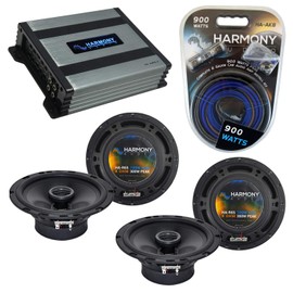 Harmony Audio Compatible with Hyundai Tucson 2005-2009 Speaker Replacement Harmony Bundle (2) R65 & HA-A400.4 Amp