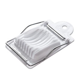Chef Craft Cortador de huevos básico de acero inoxidable, 5.5 pulgadas de largo, 8 cables