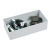 allit 456309 Plastic Box Allit Parts Case for EuroPlus Gray