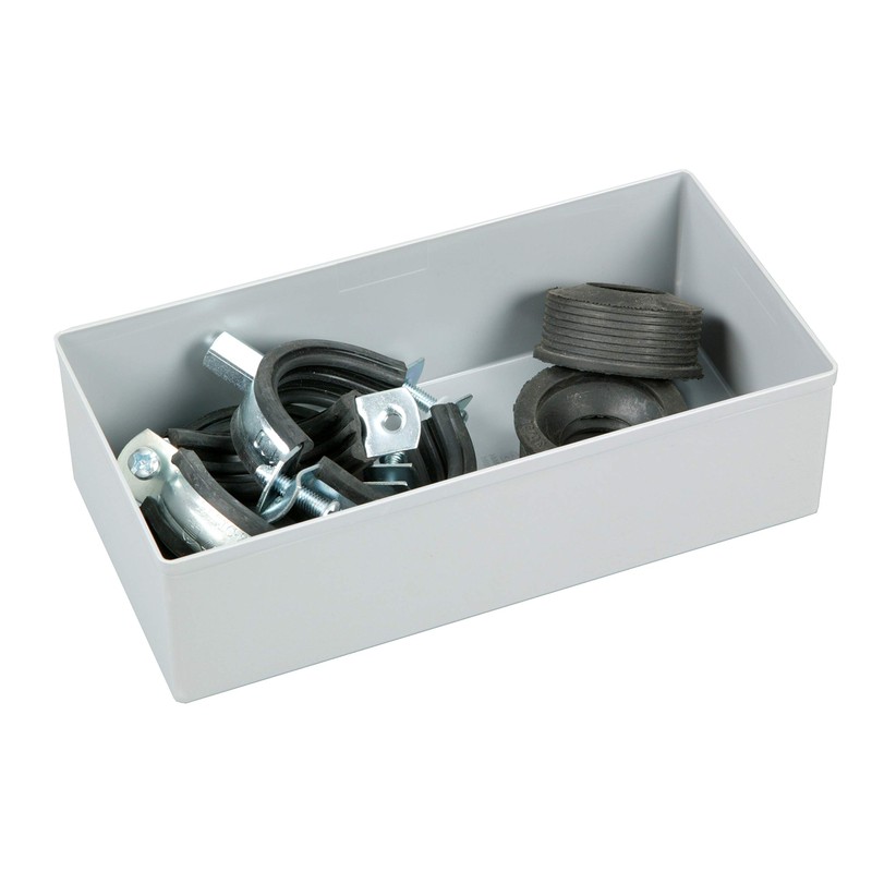 allit 456309 Plastic Box Allit Parts Case for EuroPlus Gray