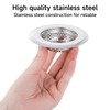 CORNERJOY 2PCS Bathtub Drain Strainer Cover - 2.84 inch Stainless