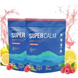 Gwynne Supercalm Polvo nutricional Supercalm KSM-66 Rico en complejo de magnesio y L-teanina 20 sobres Mejora eficazmente los patrones de sueño y...  