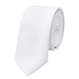 MASADA Mens Tie Handmade & Carefully Crafted 6cm Wide, White