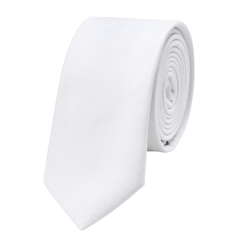 MASADA Mens Tie Handmade & Carefully Crafted 6cm Wide, White