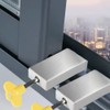 2 Pack Sliding Door Safety Lock - Child Proof Window