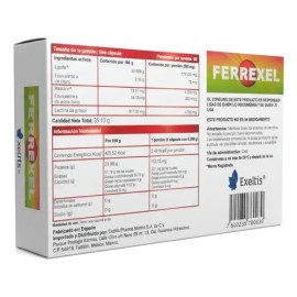 Ferrexel Suplemento Alimenticio 60 Capsulas                                                                                                           