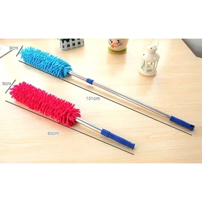Clicmania Plumero Retractil Plegable Microfibra Limpiador Expandible
