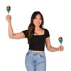 Beistle Tropical Fun Party Maracas (2/Pkg), 8 Inches, Multicolor