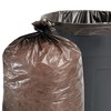Stout T3658B15 100% Recycled Plastic Garbage Bags 60gal 1.5mil 36
