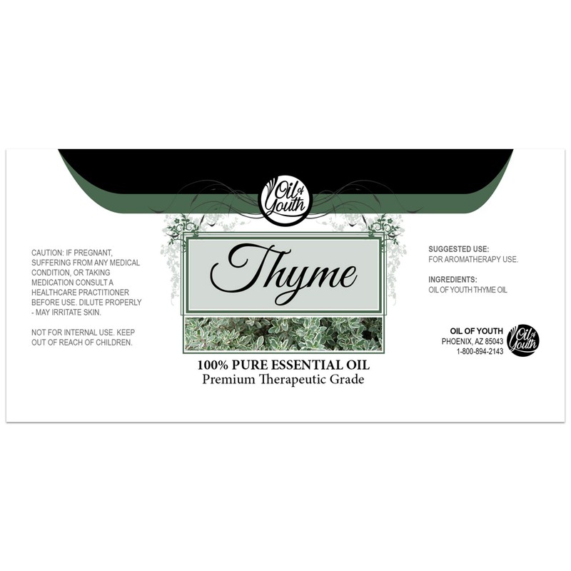 Oil of Youth 4 fl oz Therapeutic Grade Thyme Essential
