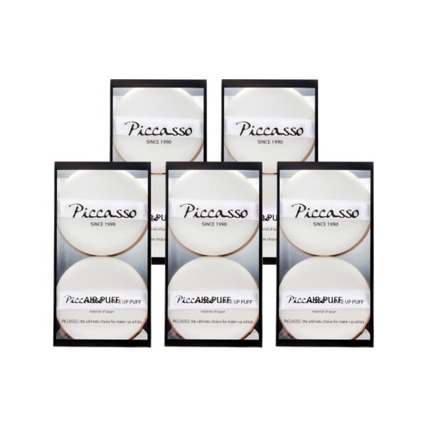 Picasso Moist Air Puff_ 5 sets (10 puffs) / 피카소