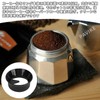 PAVIKE Moka Pot Dosing Funnel Coffee Dosing Ring Coffee Pot