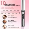 Rozamor Professional Titanium Flat Iron with 1 Inch Floating Plates,