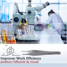 1x2 Rat Teeth Adson Tissue Forceps Tying Platform Cotton Holding Tweezers 4.75" Straight Pliers Comes with Ridged Wide Handle Made of Stainless Steel to do Lab Tasks