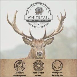 WhiteTail Naturals - Premium Split Elk Antlers for Large Dogs - (Extra Large-1Pack) - Elk Horn Dog Chews - Naturally Shed, Antler Chew Bone - Long Lasting, Crafted in USA