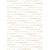 2 Sheets Wedding Day Writing Design Wrapping Paper Gold Silver