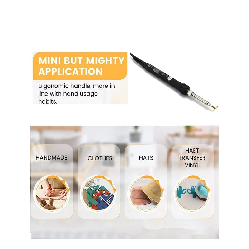 Arokimi Tiny iron,mini iron for crafts 80W Mini Small Iron