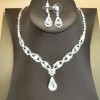 Aokun Kit Boda Sets De Joyeria Cristal Deco Mujer Collararete