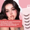 GXGM Mink False Eyelashes Natural Wispy Eyelashes Soft Faux Mink