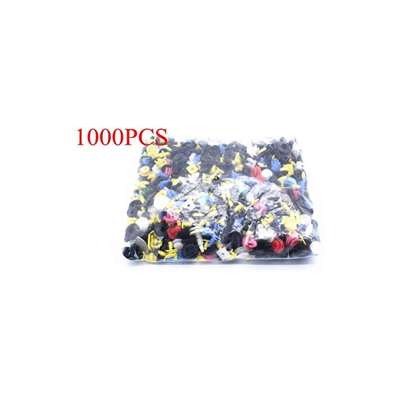 TAKPART 1000PCS Universal Mixed Car Door Panel Trim Bumper Fenders