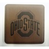 GFSF Ohio State Set of Six 6 Engraved Leather 4"x4"