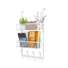 Kaiferty Over The Door Hooks Organizer,Coat Rack with 12 Hooks