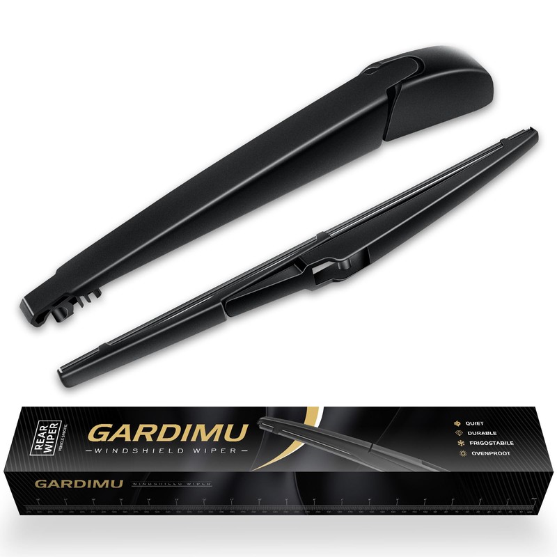 GARDIMU Rear Wiper Blade Assembly, Back Windshield Wiper Blades Arm