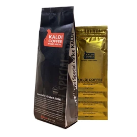 Weasel Coffee Wild Civet Weasel Special Kaldi Coffee, Ground, Organic,100% Arabica, 1 bag 200g (7.1 oz) , Pack of 4( 1 pack 50g)