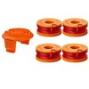 Worx Strimmer Spool Lawn Mower with 4 Pcs Spool Lawn
