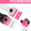 NECAMOCU 4 Pack Razor Blade Scraper, Premium Cleaning Scraper Tool