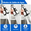 Aireador de Grifo Cocina con Filtro, 3 Modos Extensor G1/2