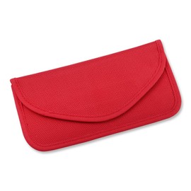 TopHomer Multi-Function Signal Blocking Pouch for Cell Phone Privacy Protection Car Key FOB, Anti-Tracking Anti-Spying (Red)