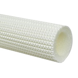 White embossing City Pipe Insulation Foam Tube 1.5m Foam tubing Protector of air Conditioning Pipe (32mmx7mm)