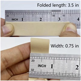 KAIMRED Rubber Bands Size #94 Tactical rubber bands Wide Elastic Bands for Office Supply Survival Camping Biking Fishing strong Rubber Bands Beige (3 1/2" x 3/4")