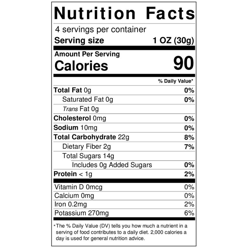 100% USDA Certified - Organic Sun Dried Bananas Diced Fruit