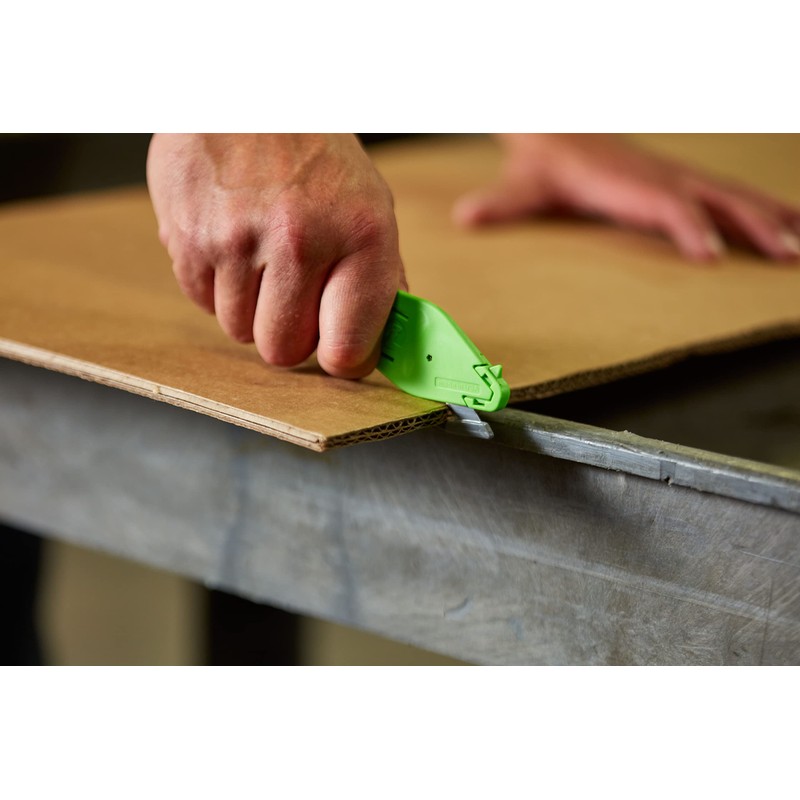 Riteknife CB100 Box Cutter, Concealed Blade Avoids Contact With Skin,