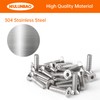 M6-1.0 x 16mm Flat Head Hex Socket Cap Screws Countersunk