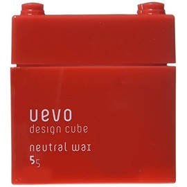 Webo Design Cube (uevo design cube) Neutral Wax, Red, 80 Grams (x 80)