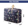 Large Storage Bags 84L Waterproof Heavy Duty Oxford Organizer Bags,