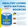 Life Strength Suplementos De Magnesio Y Zinc, 90 Cpsulas ,