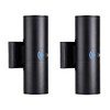 Tipace 2 Pack Dusk to Dawn Modern Outdoor Porch Lights