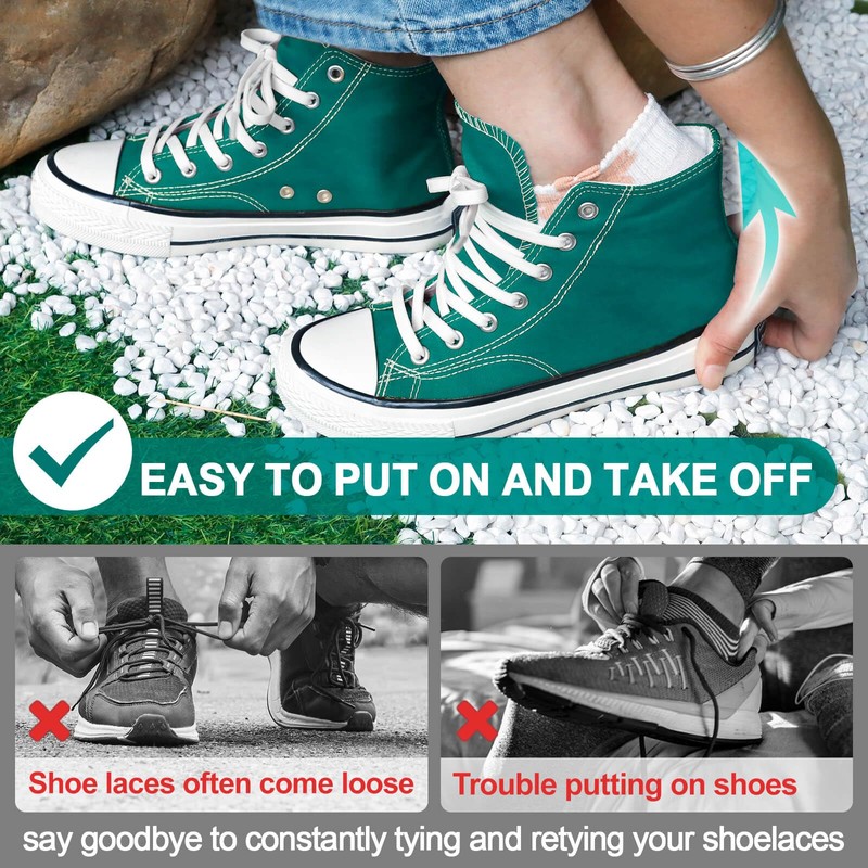 DELELE Flat Elastic Shoe Laces: Light Grey Stretch Shoelaces for