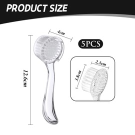 5 Pieces Of Manicure Brush, Manicure Tools, Dust Removal Brush, Multi-Function Cleaning Brush, Manual Cleaning Tool.