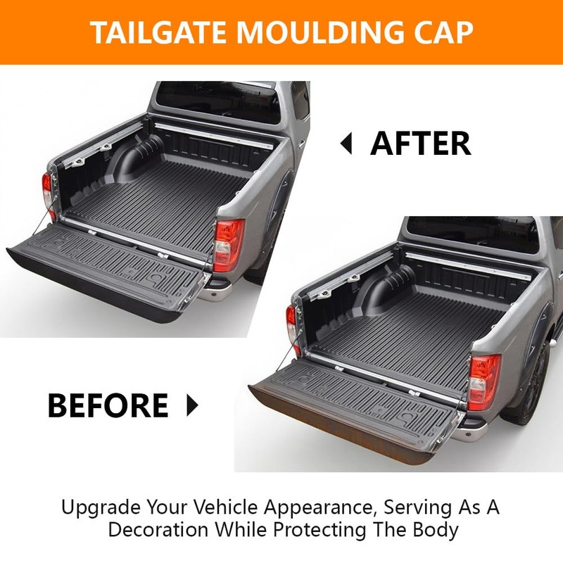 G-PLUS Complete Tailgate Cap Molding Kit Compatible with 2017-2020 Ford