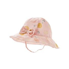 Vertbaudet Girls Baby Sun Hat, rose, 56