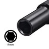 sourcing map 1/2" Drive by 11mm Deep Impact Socket, Heat-Treated