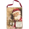 Vintage Santa Is Coming Countdown Wall Art