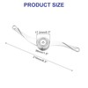 sourcing map 4 Pcs Lid Support Hinge, Zinc Alloy Folding